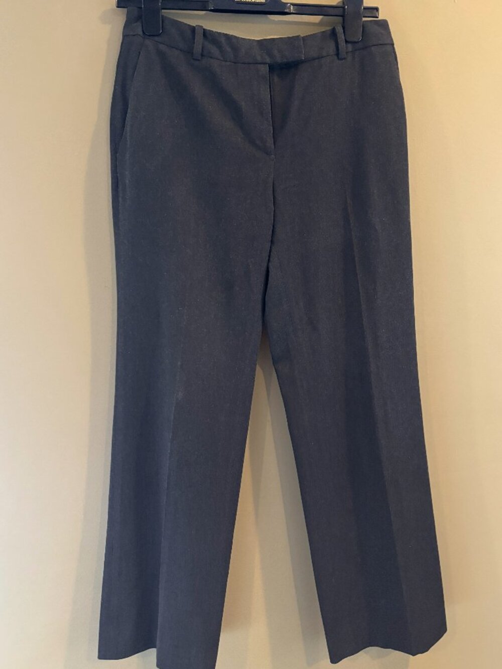 Brooks Brothers Stretch Dress Pants 6P Charcoal Dark Grey Tailored Straight Leg